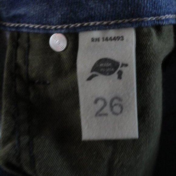 Tortoise Denim Bellatula Crop Eco Friendly Wiser Wash Jeans - Picture 2 of 11